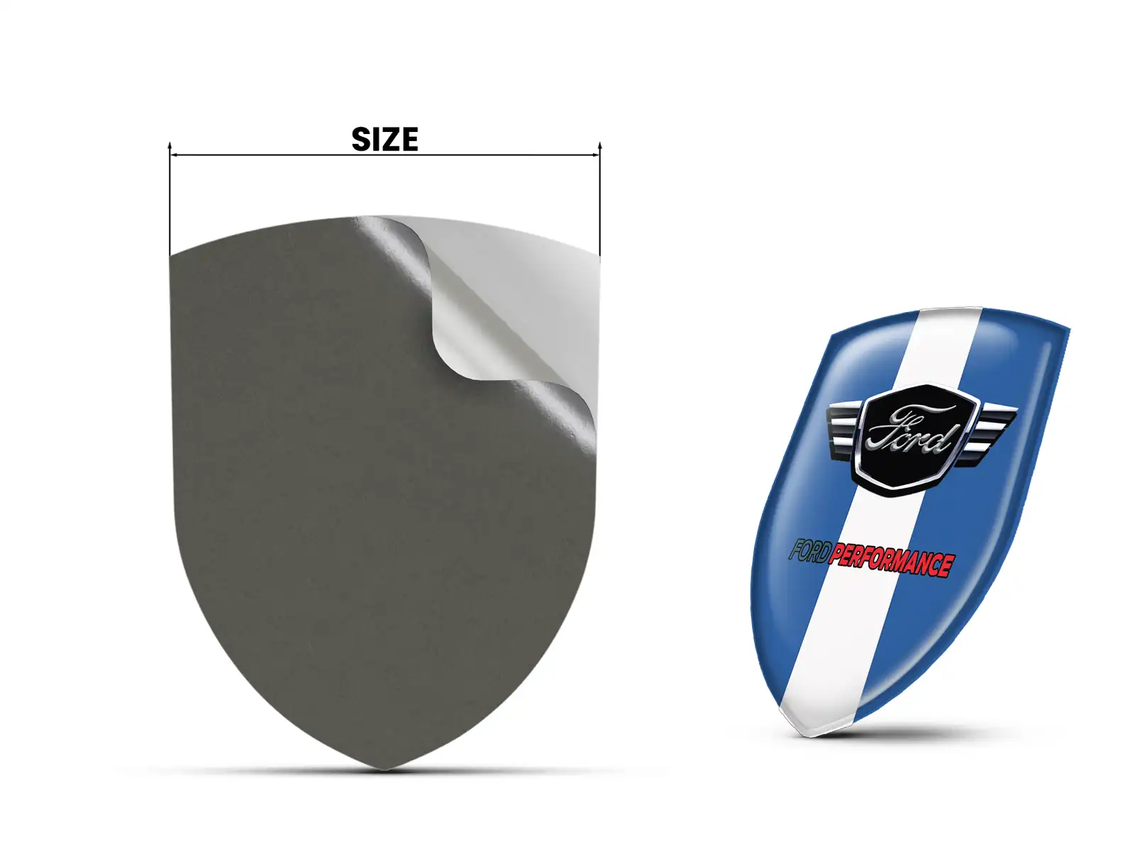 Ford Calcomanías Cúpula Personalizadas Acabado Elegante 